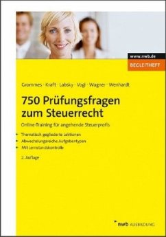 750 Prüfungsfragen zum Steuerrecht