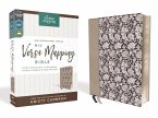 Niv, Verse Mapping Bible, Leathersoft, Navy Floral, Comfort Print