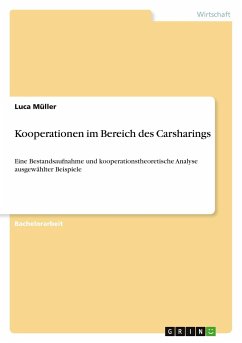Kooperationen im Bereich des Carsharings - Müller, Luca