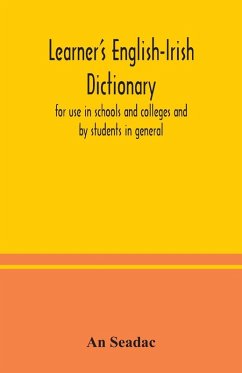Cover Learner's English-Irish dictionary