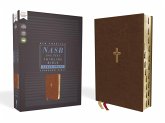 Nasb, Thinline Bible, Large Print, Leathersoft, Brown, Red Letter Edition, 1995 Text, Thumb Indexed, Comfort Print