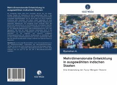 Cover Mehrdimensionale Entwicklung in ausgewählten indischen Staaten
