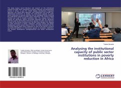 Analysing the institutional capacity of public sector institutions in poverty reduction in Africa