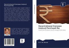 Decentralizacja finansowa instytucji Panchayati Raj - Dinesh, G. M.