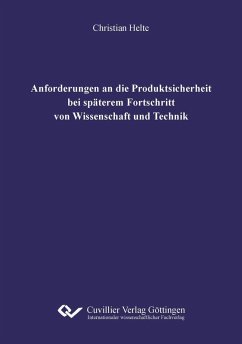 Anforderungen an die Produktsicherheit bei späterem Fortschritt von Wissenschaft und Technik (eBook, PDF)