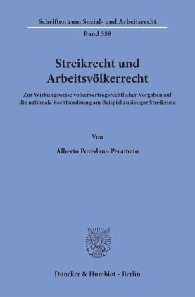 Streikrecht und Arbeitsvölkerrecht. Streikrecht und Arbeitsvölkerrecht.