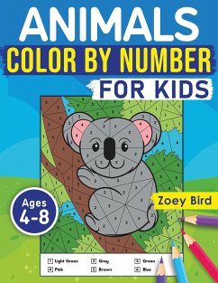 Animals Color by Number for Kids - Bird, Zoey