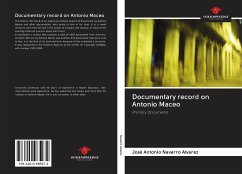 Documentary record on Antonio Maceo - Navarro Álvarez, José Antonio