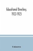 Educational directory, 1922-1923