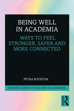 Cover Being Well in Academia (eBook, ePUB)