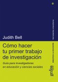 Cómo hacer tu primer trabajo de investigación (eBook, PDF)