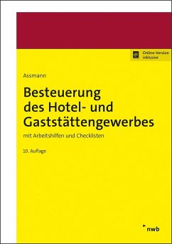 Besteuerung des Hotel- und Gaststättengewerbes - Assmann, Eberhard