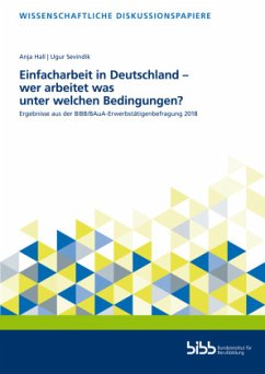 Einfacharbeit in Deutschland - wer arbeitet was und unter welchen Bedingungen? - Hall, Anja;Sevindik, Ugur