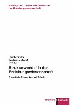 Strukturwandel in der Erziehungswissenschaft (eBook, PDF)