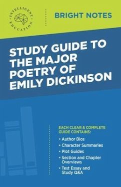 Cover Study Guide to The Major Poetry of Emily Dickinson (eBook, ePUB)