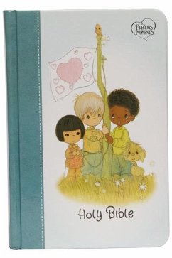 NKJV, Precious Moments Small Hands Bible, Hardcover, Teal, Comfort Print - Nelson, Thomas