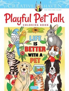 Creative Haven Playful Pet Talk Coloring Book - Taylor, Jo