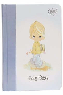 NKJV, Precious Moments Small Hands Bible, Hardcover, Blue, Comfort Print - Nelson, Thomas