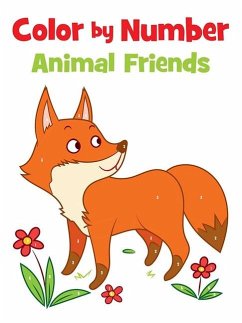 Color by Number Animal Friends - Dover Publications