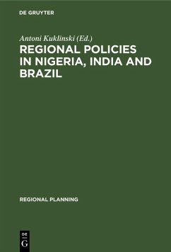 Cover Regional Policies in Nigeria, India and Brazil (eBook, PDF)