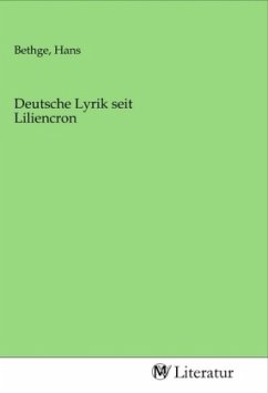Deutsche Lyrik seit Liliencron