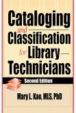 Cataloging and Classification for Library Technicians, Second Edition (eBook, PDF)