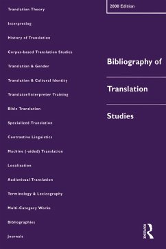 Cover Bibliography of Translation Studies: 2000 (eBook, ePUB)