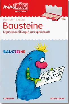 miniLÜK. 4. Klasse - Deutsch: Bausteine - Übungen angelehnt an das Lehrwerk (Doppelband) - Gwiasda, Antonia;Tetzlaff, Christel