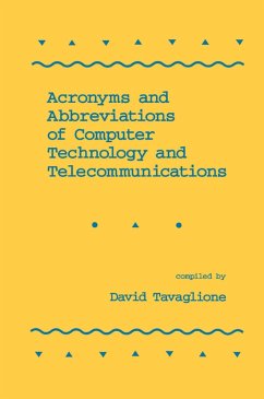 Acronyms and Abbreviations of Computer Technology and Telecommunications (eBook, PDF) - Tavaglione