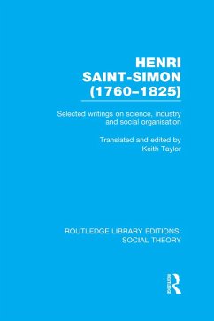 Cover Henri Saint-Simon, (1760-1825) (RLE Social Theory) (eBook, ePUB)