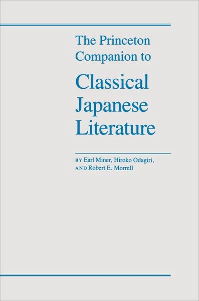 The Princeton Companion to Classical Japanese Literature (eBook, PDF)