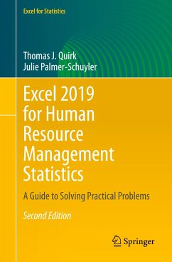 Excel 2019 for Human Resource Management Statistics - Quirk, Thomas J.;Palmer-Schuyler, Julie