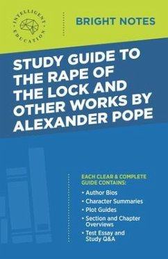Study Guide to the Rape of the Lock and Other Works by Alexander Pope (eBook, ePUB)
