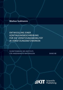 Entwicklung einer Kontinuumsbeschreibung für die Versetzungsmobilität in Versetzungsnetzwerken