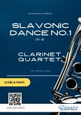 Slavonic Dance no.1 - Clarinet Quartet score & parts (fixed-layout eBook, ePUB)