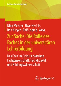 Zur Sache. Die Rolle des Faches in der universitären Lehrerbildung (eBook, PDF)
