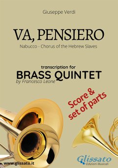 Va, pensiero - Brass Quintet score & parts (fixed-layout eBook, ePUB) - Verdi, Giuseppe