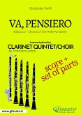 Va, pensiero - Clarinet Quintet score & parts (fixed-layout eBook, ePUB)