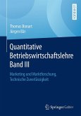 Quantitative Betriebswirtschaftslehre Band III (eBook, PDF)