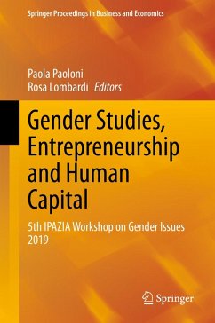 Cover Gender Studies, Entrepreneurship and Human Capital (eBook, PDF)