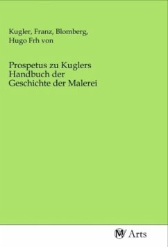 Prospetus zu Kuglers Handbuch der Geschichte der Malerei