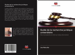Guide de la recherche juridique universitaire - Makulila, Joe