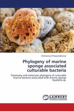 Phylogeny of marine sponge associated culturable bacteria - Prasannakumar, Chinnamani