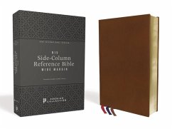 Niv, Side-Column Reference Bible, Wide Margin, Premium Goatskin Leather, Brown, Premier Collection, Comfort Print - Zondervan