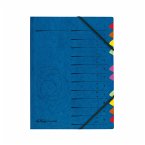 Herlitz Ordnungsmappe Register 1-12/A-Z blau