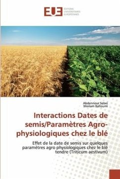 Interactions Dates de semis/Paramètres Agro-physiologiques chez le blé - Sebei, Abdennour; Balloumi, Meriam