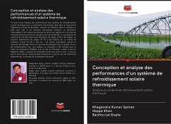 Conception et analyse des performances d'un système de refroidissement solaire thermique - Upman, Khagendra Kumar;Khan, Happa;Gupta, Bachhu Lal