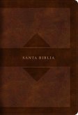 Rvr 1960 Biblia Letra Grande Tamaño Manual Edición Tierra Santa, Café Símil Piel Mass Market