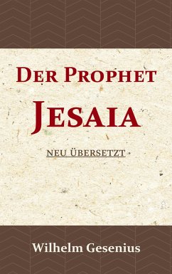 Der Prophet Jesaia - Gesenius, Wilhelm