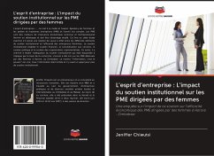 L'esprit d'entreprise : L'impact du soutien institutionnel sur les PME dirigées par des femmes - Chiwutsi, Jeniffer